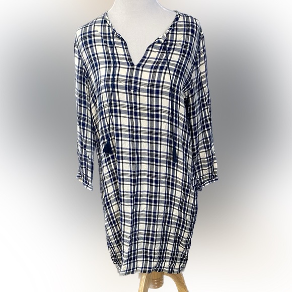 Madewell Plaid Dress (S) - Picture 1 of 8
